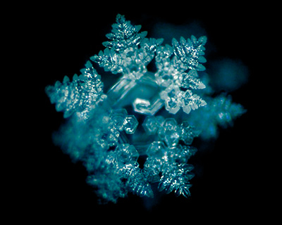 Kristallbild des mit FOSTAC® vitalisiertem Wasser